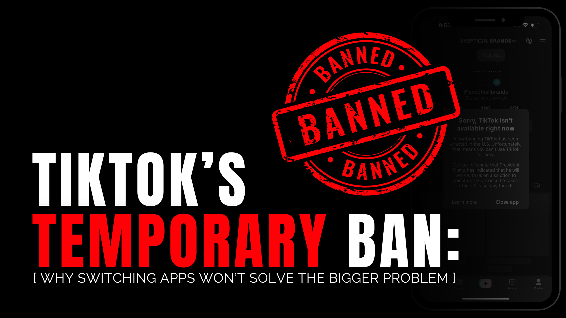 TikTok’s Temporary Ban: Why Switching Apps Won’t Solve the Bigger Problem