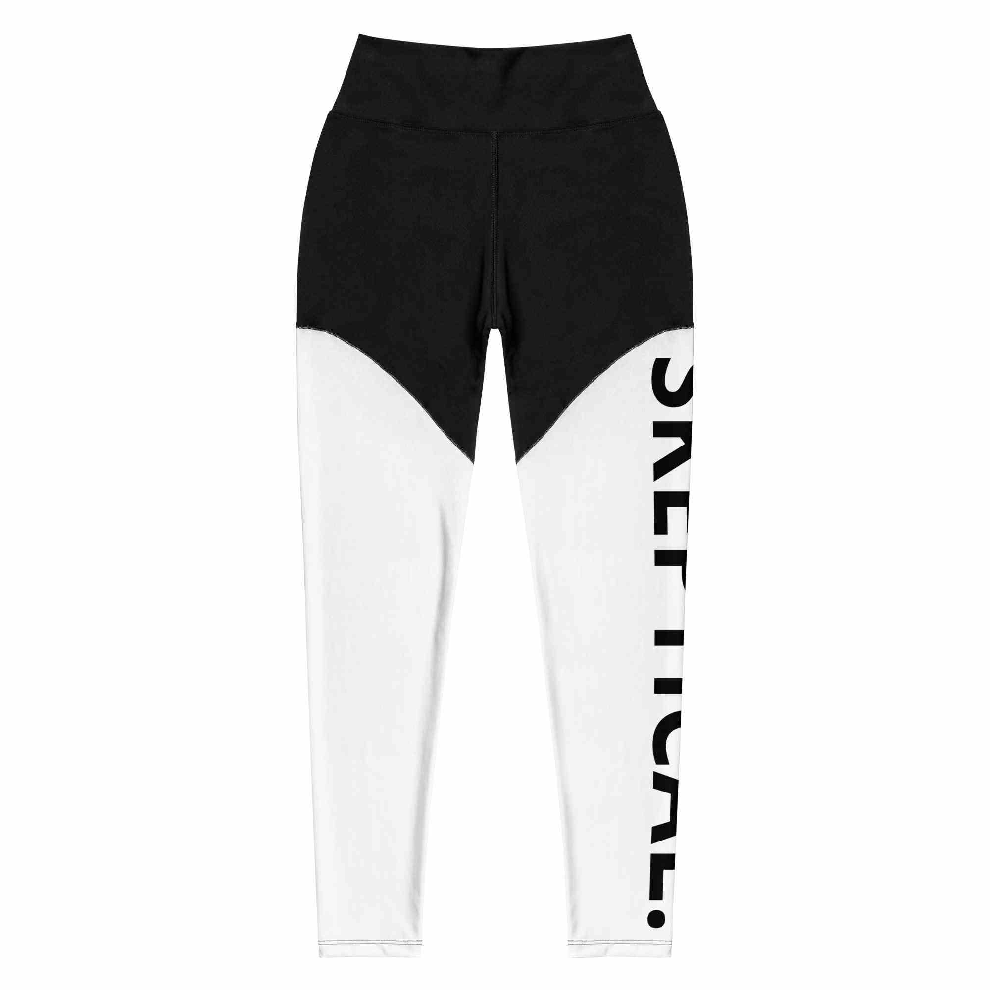 SKEPTICAL. White Sports Leggings- SKEPTICAL BRANDS