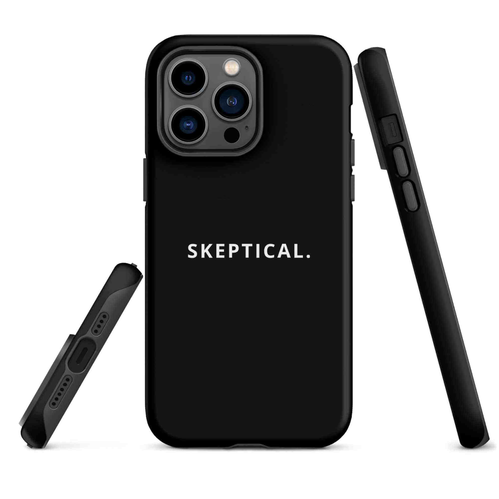 SKEPTICAL. Matte Tough Case for iPhone® 