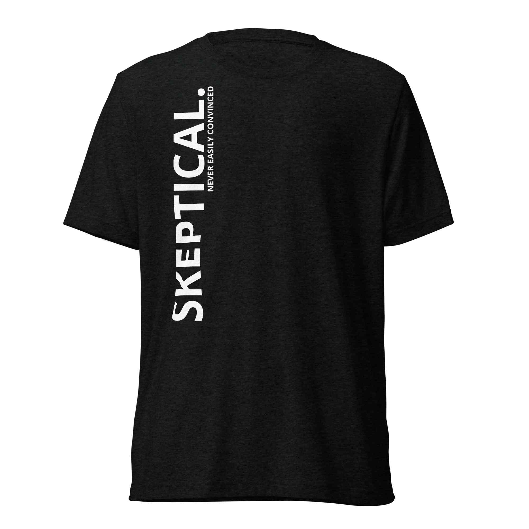 SKEPTICAL. N.E.C Black Short Sleeve T-shirt