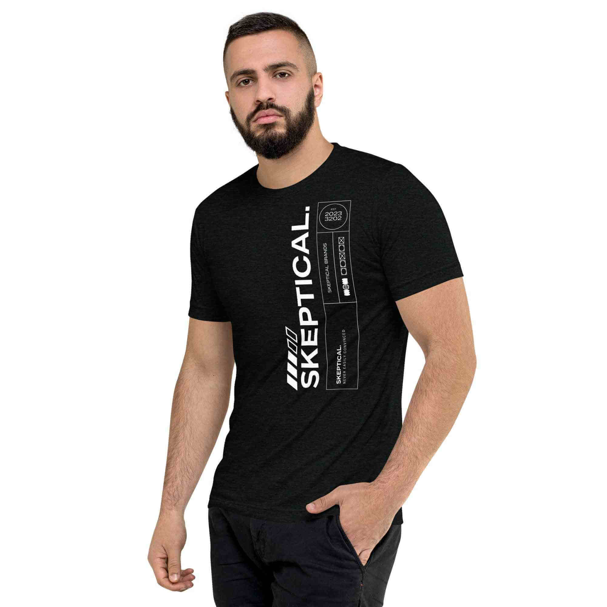 SKEPTICAL. EST. 2023 Short Sleeve T-shirt