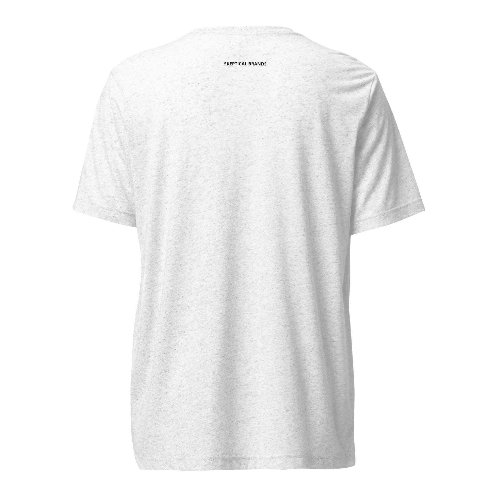 SKEPTICAL. N.E.C. White Short Sleeve T-Shirt