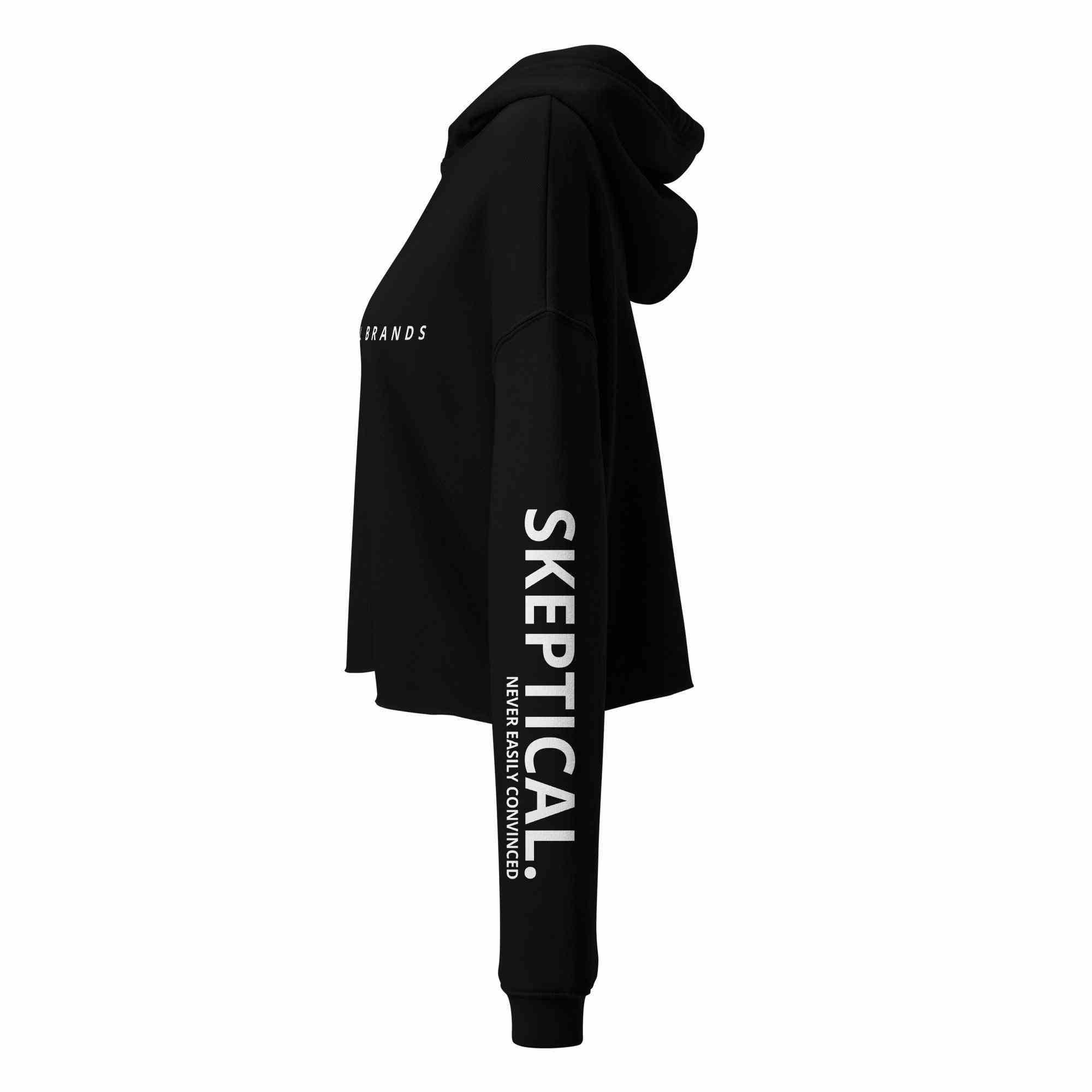 SKEPTICAL BRANDS N.E.C Crop Hoodie - SKEPTICAL BRANDS